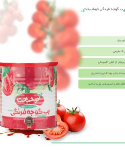 Alternative view of رب گوجه فرنگی خوشبخت مقدار 800 گرم