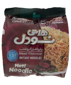 هاتی نودل با عصاره گوشت هاتی کارا - 77 گرم بسته 5 عددی