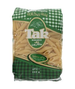 ماکارونی پنه ریگاته تک ماکارون مقدار 500 گرمی